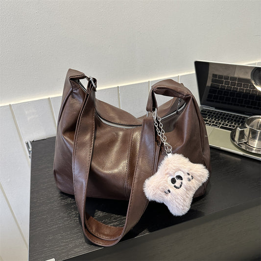 Retro Niche Commuter Winter Female Korean Shoulder Bags