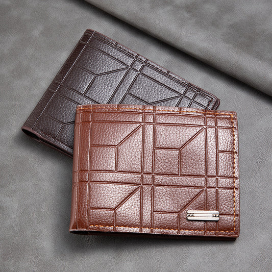 Men's Thin Retro Business Leisure Trendy Unique Men's Wallets