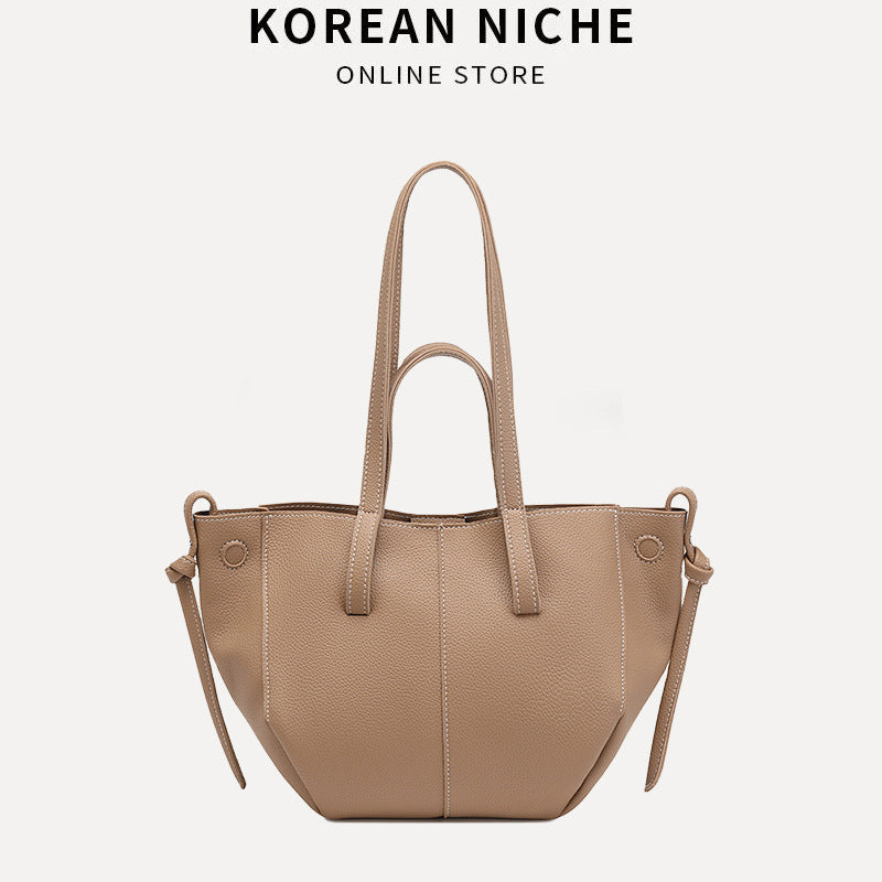 Women's French Advanced Texture Niche Portable Large Tote Bags