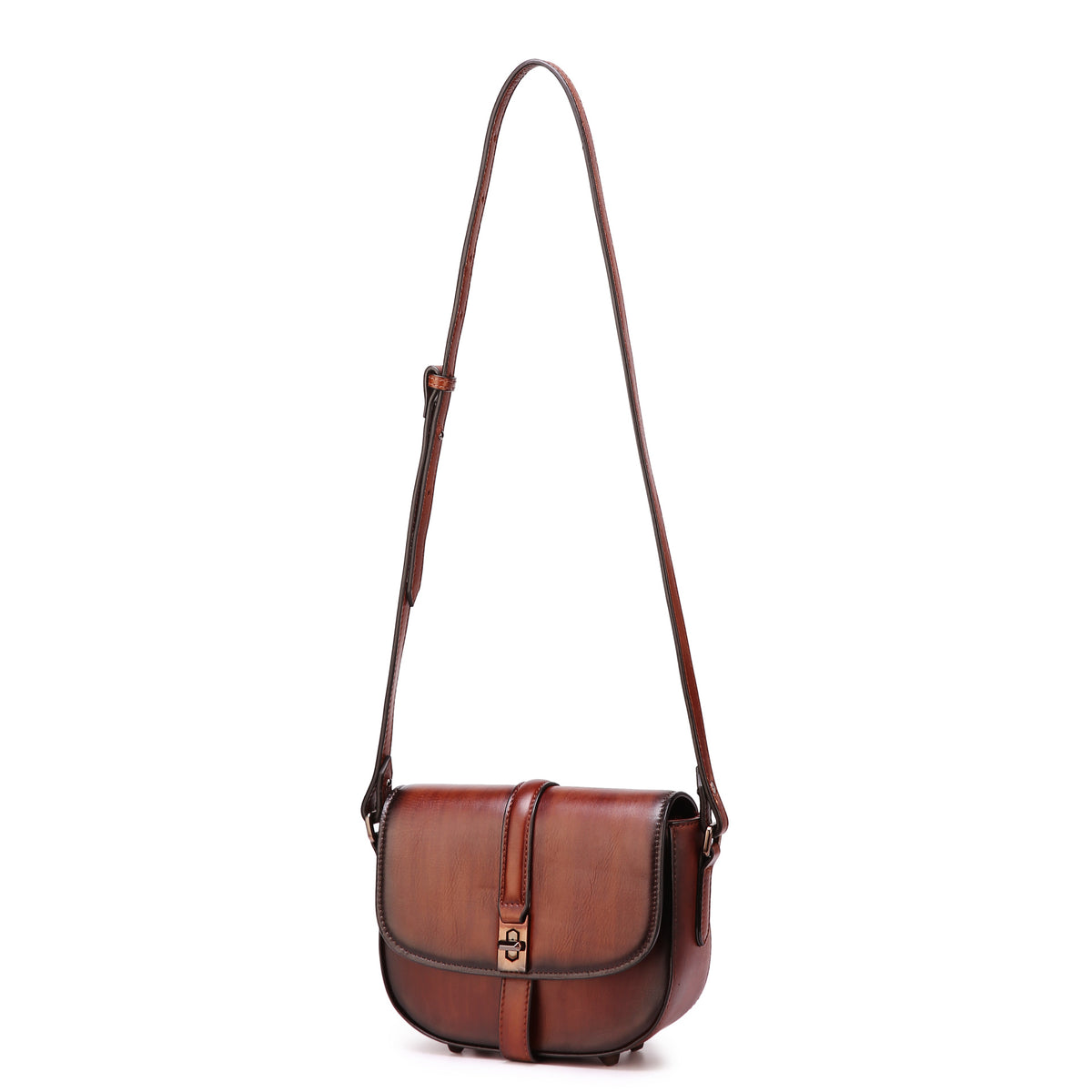 Women's Genuine Leather Pure Hand-rub Color Retro Bags
