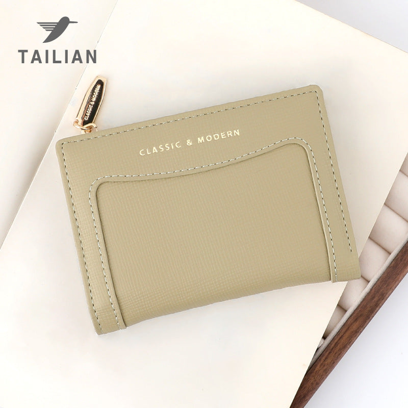 Min Wei Trade Short Design Stitching Purses