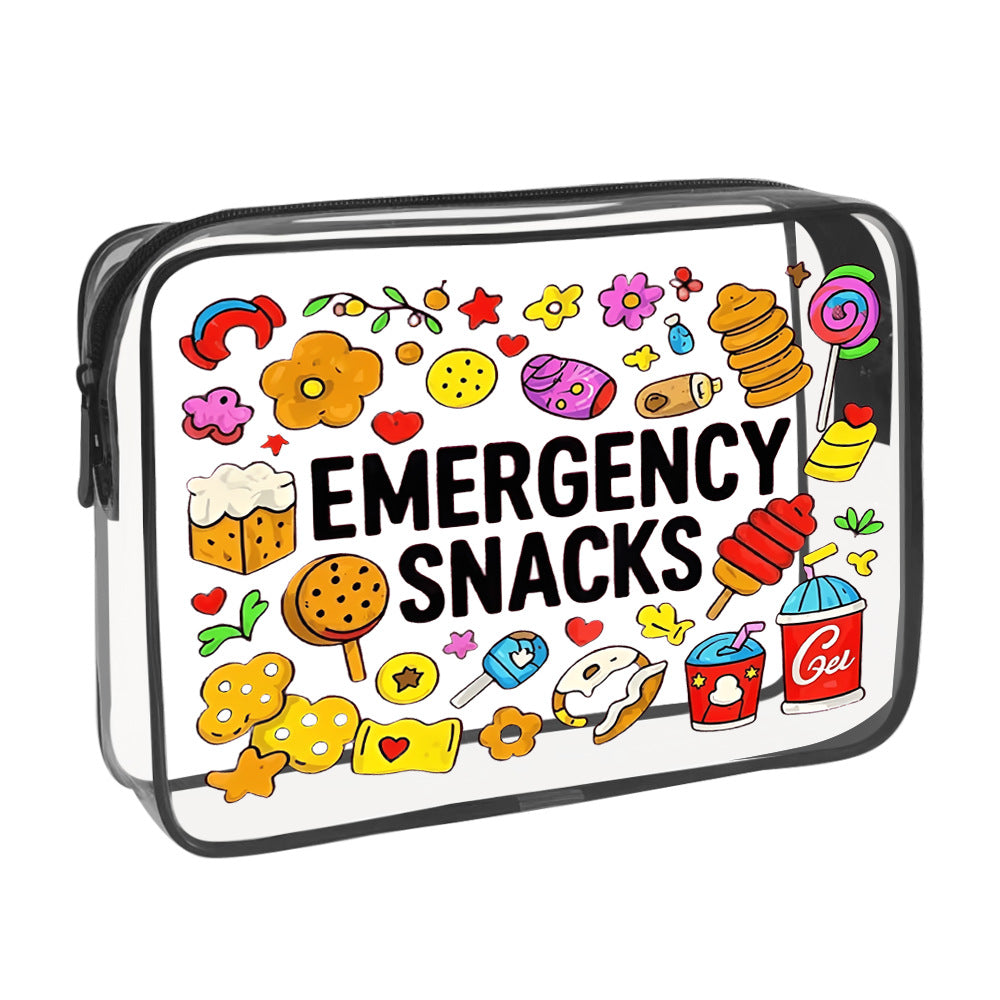 Cartoon Transparent Buggy Holiday Gift Party Makeup Bag