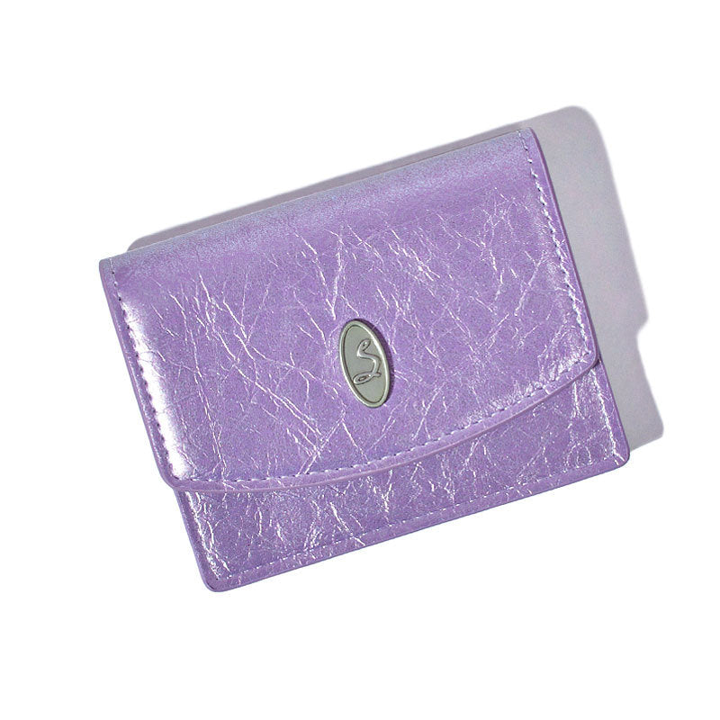 Women's Style Simple Crack Minimalist Large Capacity Card Holder
