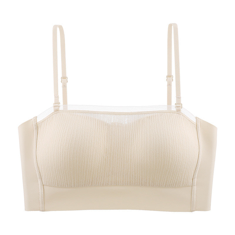 Women's Chest Push-up Thin Seamless Spaghetti Strap Straps Lingerie Sets