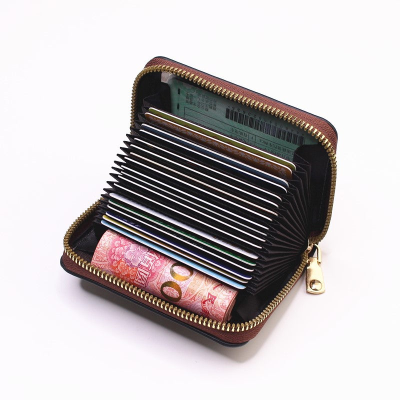 Women's & Men's & Large Capacity Driving Certificate Versatile Card Holder