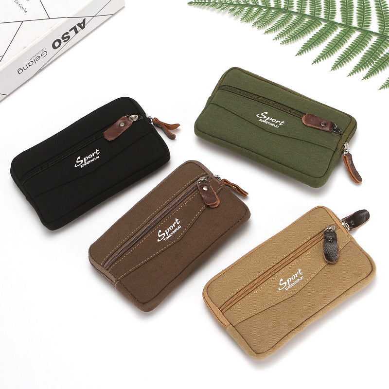Single-layer Inch Mobile Canvas Construction Site Phone Bags