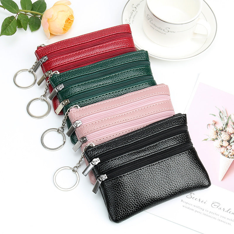 Pretty Women's Fashion Household Zip Clutch Coin Purses