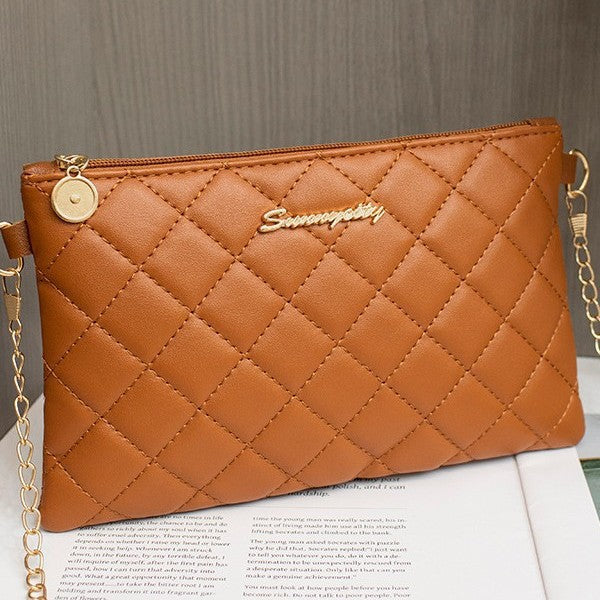 Classy Charming Women's Rhombus Chain Embroidered Women's Shoulder Bag