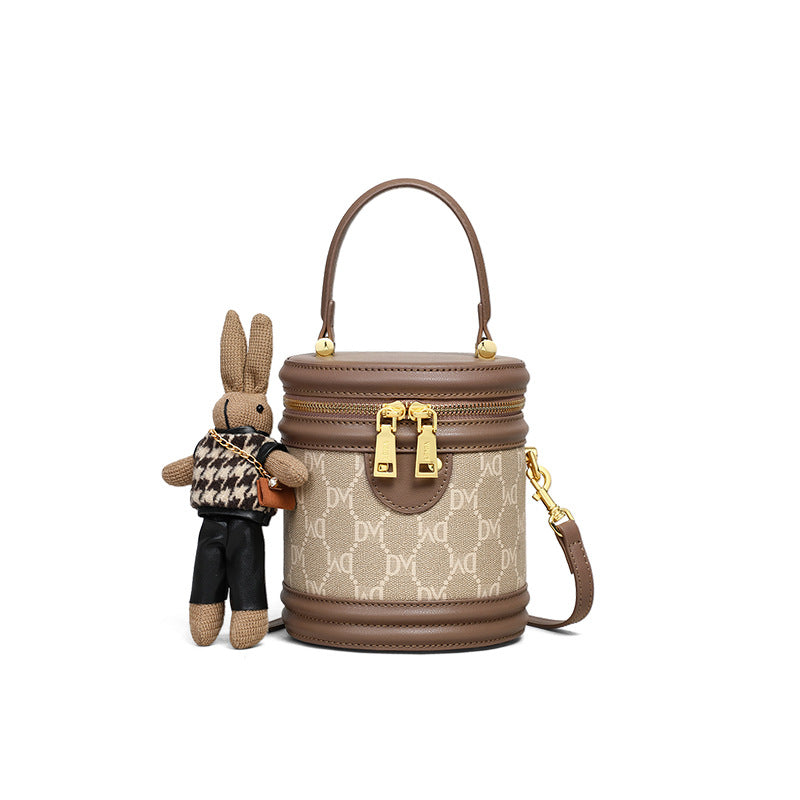 Women's Summer Niche Cylindrical Pouch High-grade Portable Women's Messenger Bag