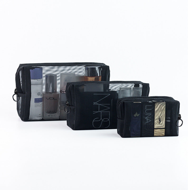 Women's Style Mesh Portable Mini Storage Cosmetic Bags