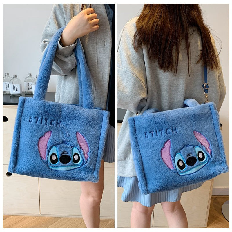 Women's Rabbit Plush Make-up Cute Stitch Doll Women's Messenger Bag