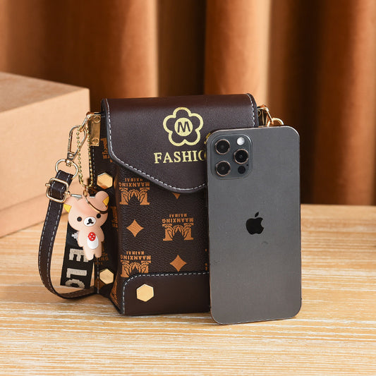 Classic Women's Fashion Mini Vertical Simple Phone Bags