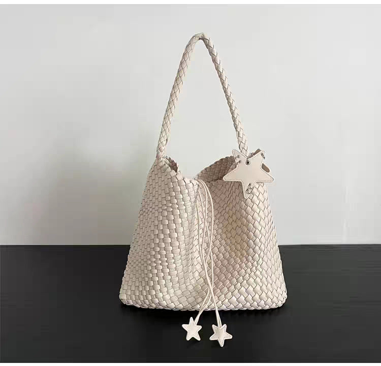 Sense Hand-woven Large Capacity Commuter Fashion Women's Shoulder Bag