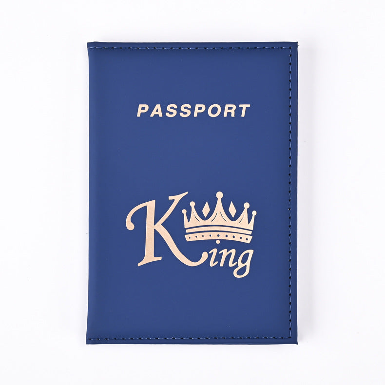 Plain Skin Feeling Passport Cover Ticket Card Holder