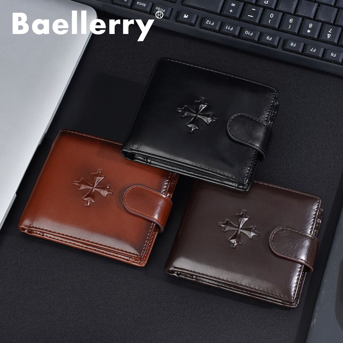 Men's Large Capacity Cash Short High-grade Multiple Slots Men's Wallet