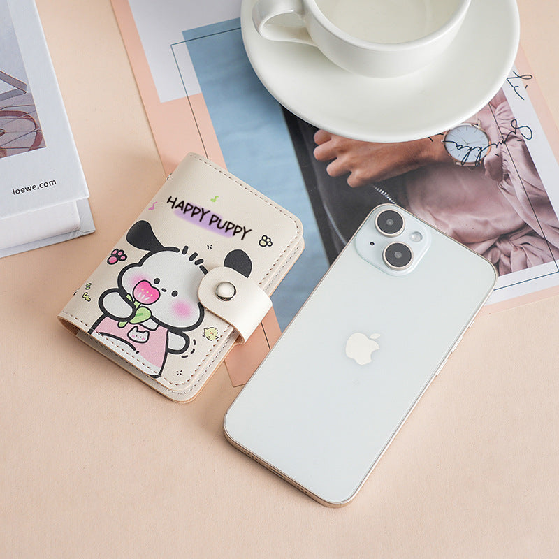 Cute Cartoon Pacha Dog Clow Certificate Protective Card Holder