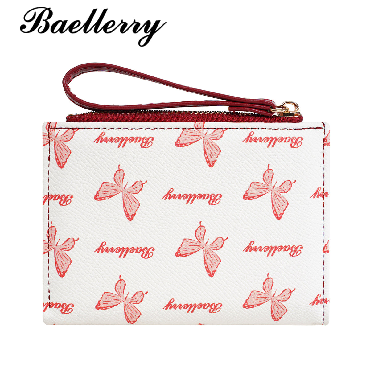 Women's Short Large Capacity Zipper Multiple Slots Ladies Wallet