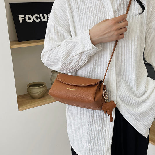 Women's Soft Leather Spring Simple Western Style Shoulder Bags