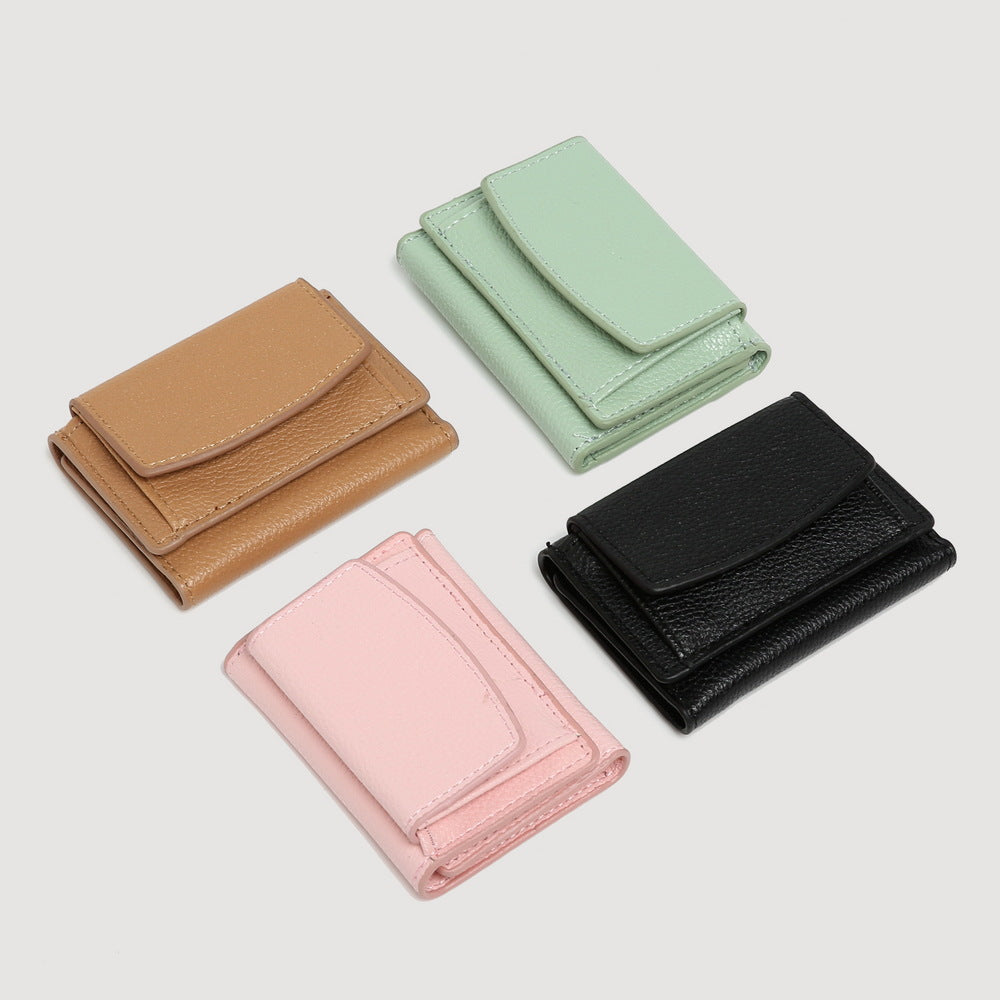 Women's Soft Leather Style Mini Short Bags