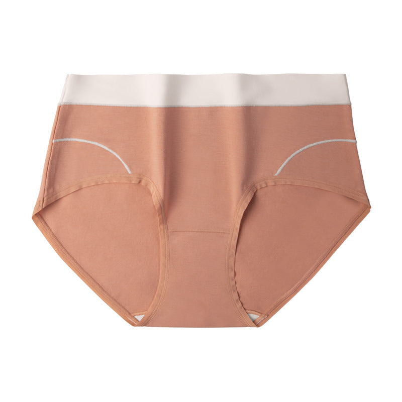 Full Pants Antibacterial Underwear Long-staple Cotton Mid Panties