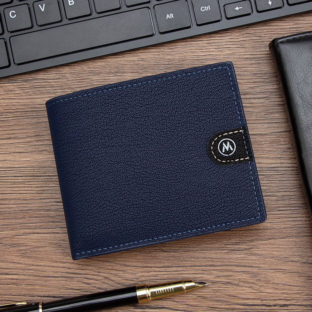 Men's Fashion Short Large Capacity Multiple Slots Pocket Men's Wallet