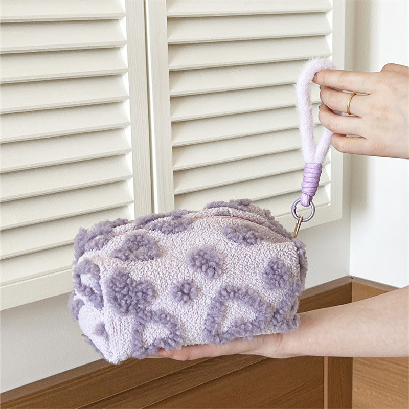 Plush Large Capacity Cute Cosmetics Storage Makeup Bag