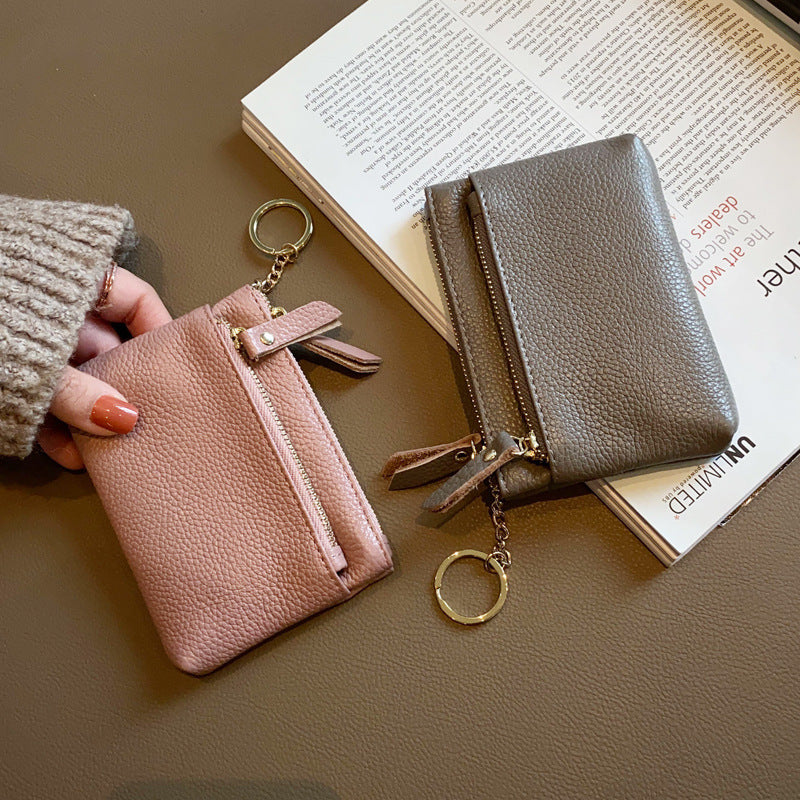 Women's Genuine Leather Mini Cute Hand Cowhide Coin Purses