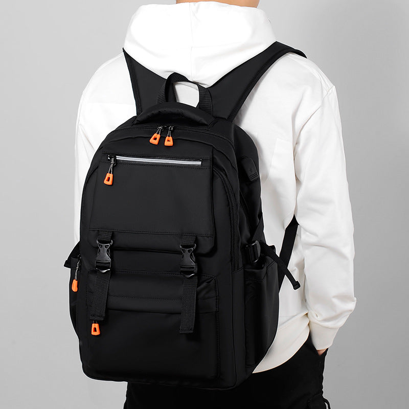 Men's Trendy Business Computer Large Capacity College Backpacks