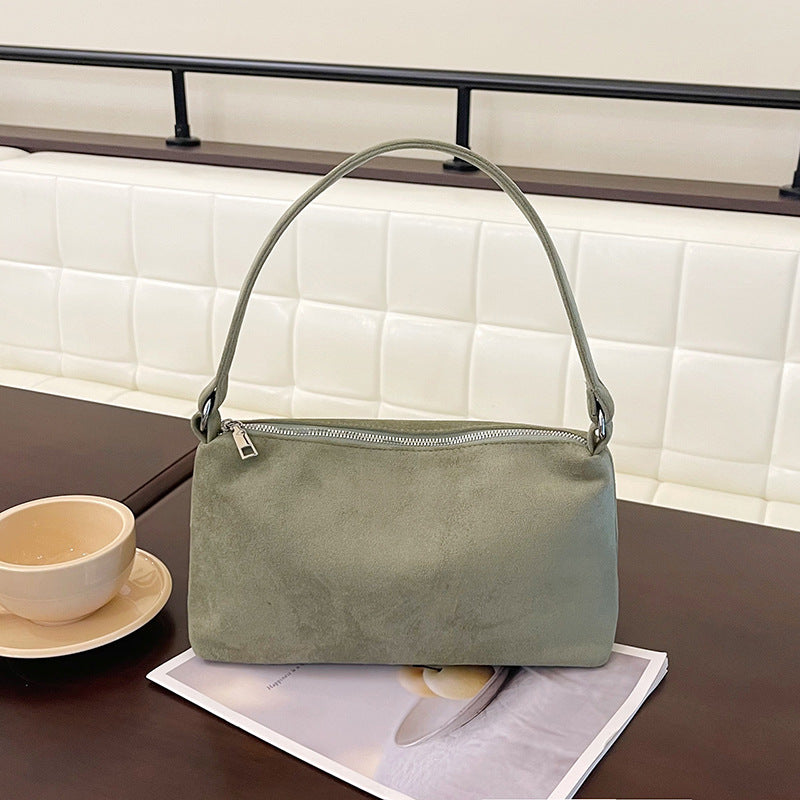 Women's Trendy Large Capacity Frosted Simple Daily Women's Shoulder Bag