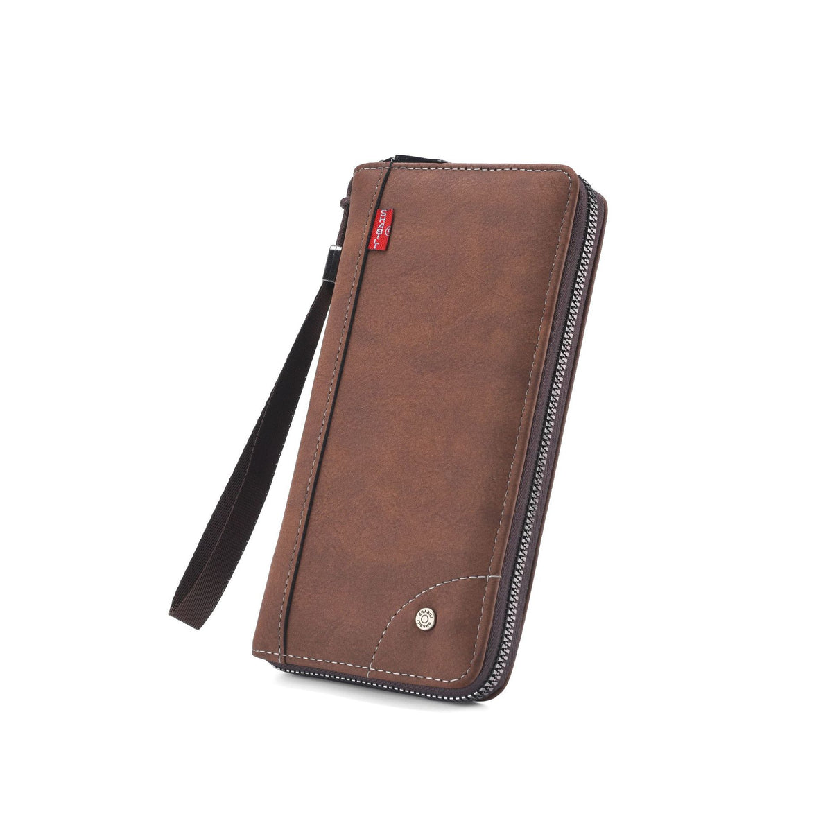 Men's Long Trendy Multi Slots Retro Large Men's Wallet