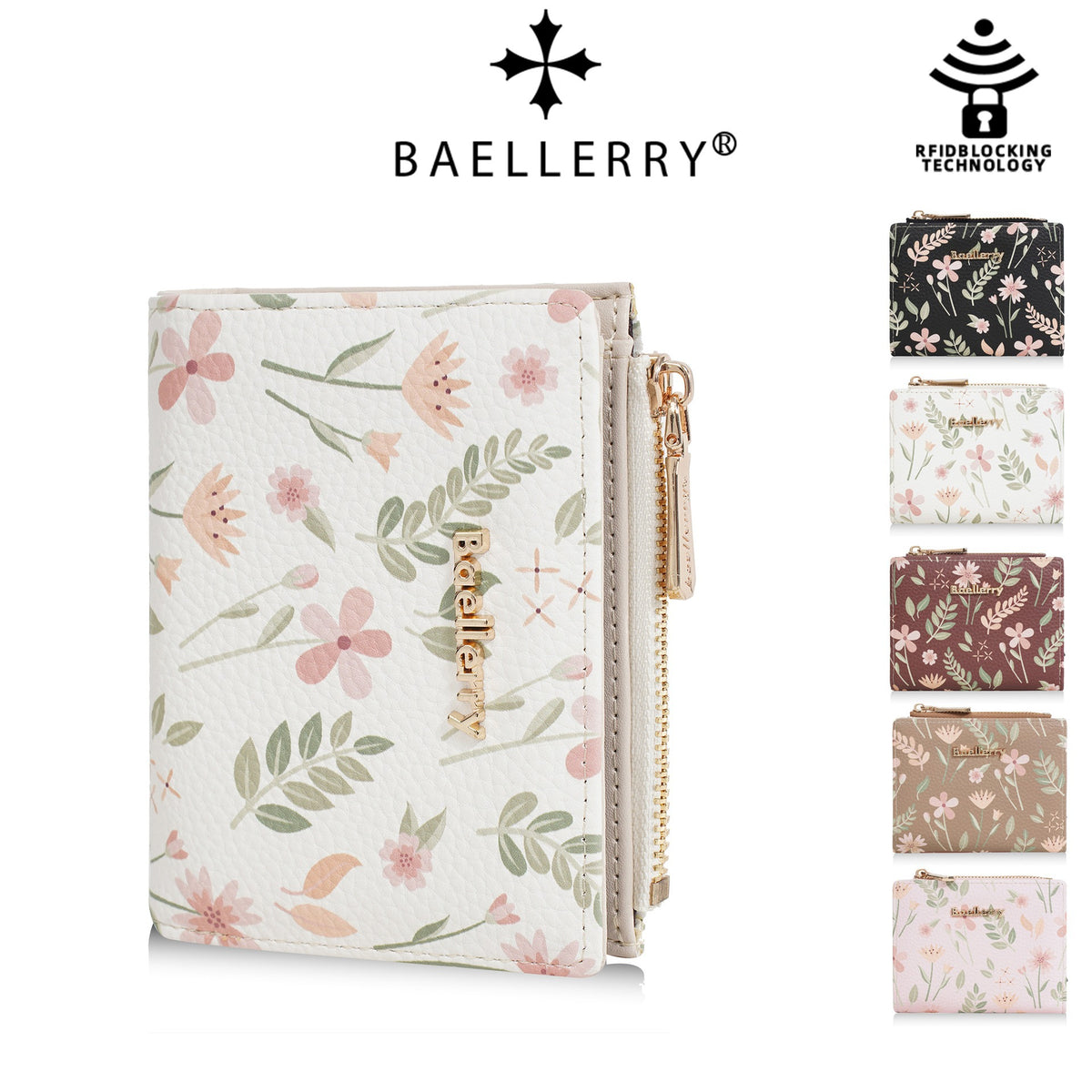 Women's Short Style High-grade One Korean Printed Ladies Wallet