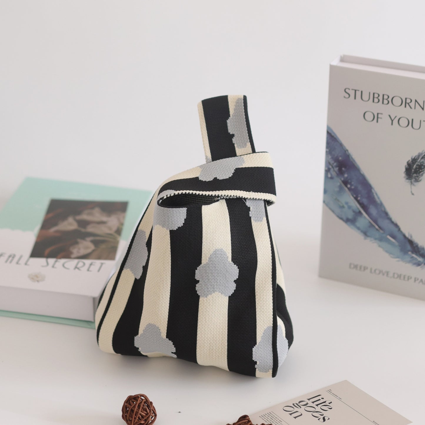 Unique Women's Knitted Woven Vest Simple Handbags