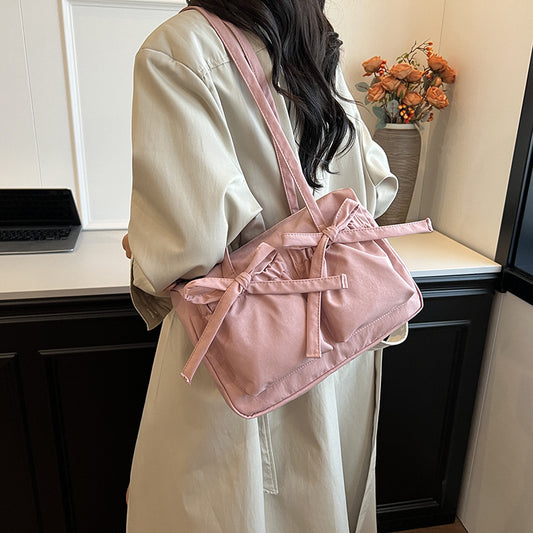 Leisure Commute Large Capacity Nylon Cloth Female Shoulder Bags