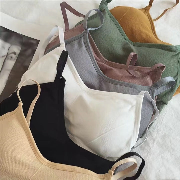 Women's Kaka Big Backless Bandeau Vest Seamless Bras