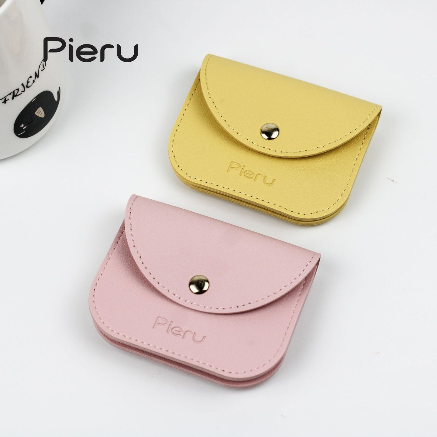 Women's Korean Style Simple Short Envelope Cute Card Holder