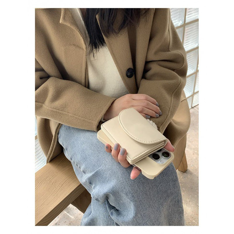 Durable Style Short Portable Compact Color Ladies Wallets