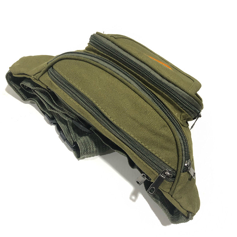 Men's Canvas Running Business Construction Site Mobile Men's Waist Packs