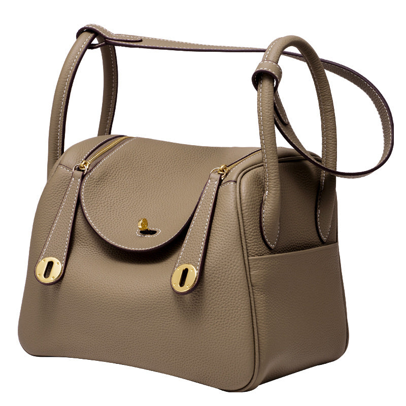 Women's First Layer Cowhide Lindi Underarm Leather Women's Shoulder Bag
