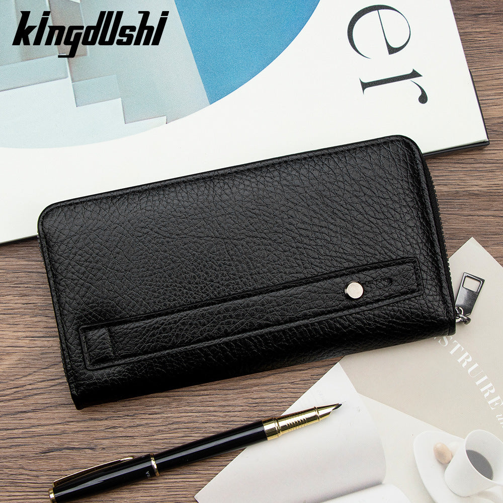 Men's Luxury Fashion Mid-length Clutch Large Capacity Bags