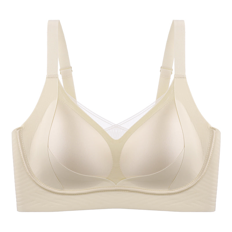 Women's Satin Underwear Big Chest Small Breast Holding Lingerie Sets
