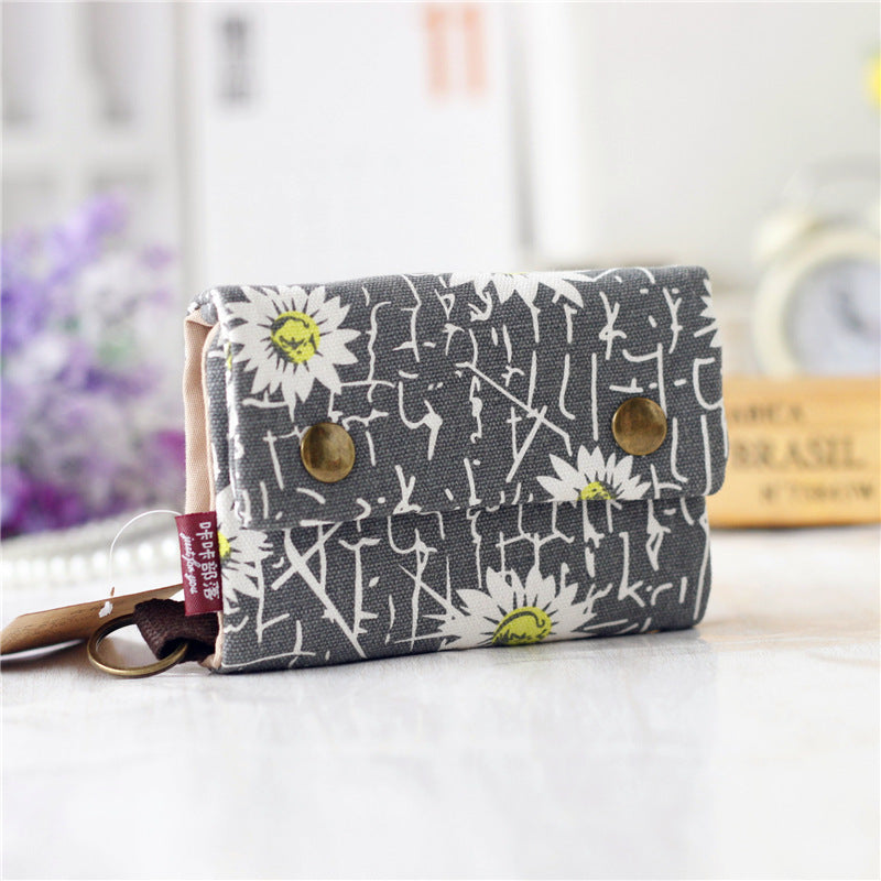 Women's & Men's & Korean Style Canvas Coin Purses