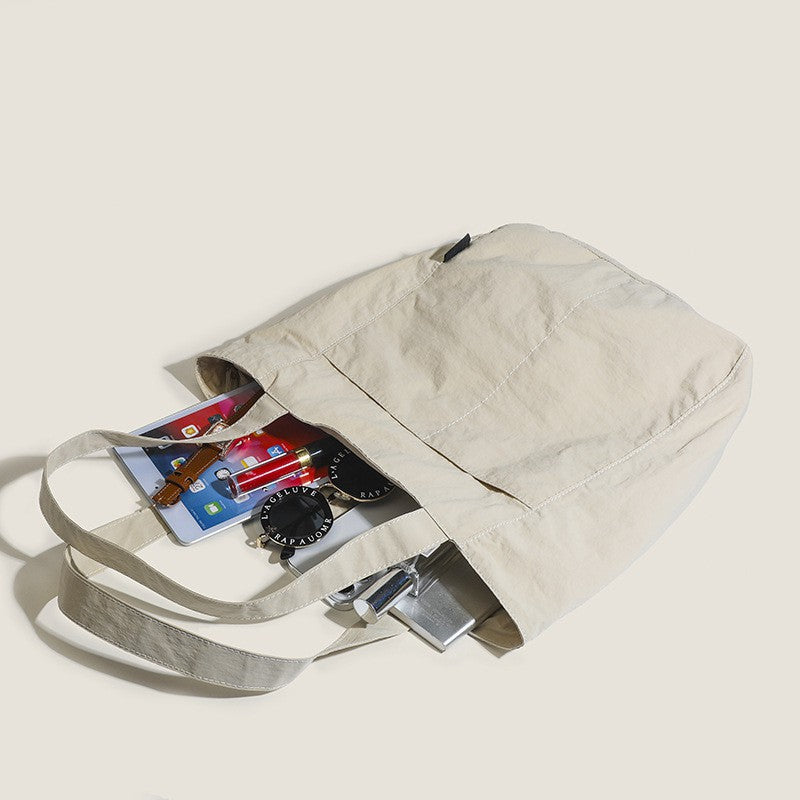 Women's Waterproof Nylon Cloth Niche Design Canvas Large Capacity Handbags