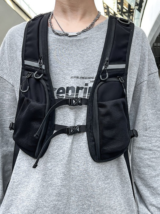 Men's Fashion Function Combat Vest Personality Bullet Bags
