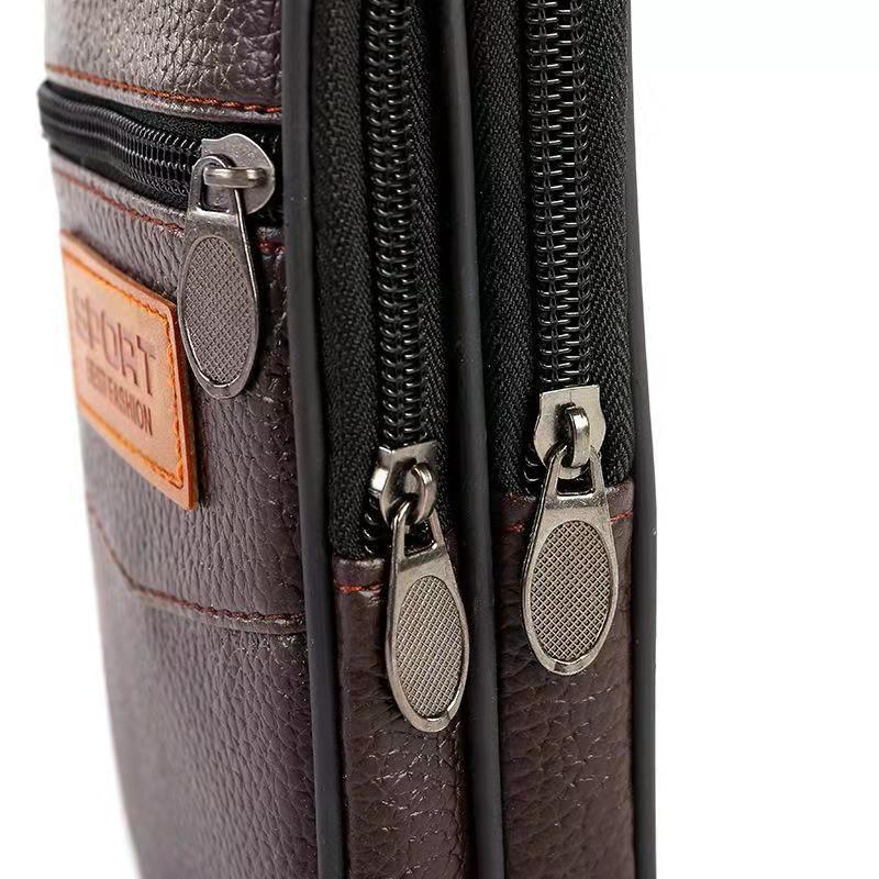 Men's Graceful New Horizontal Vertical Mobile Men's Waist Packs