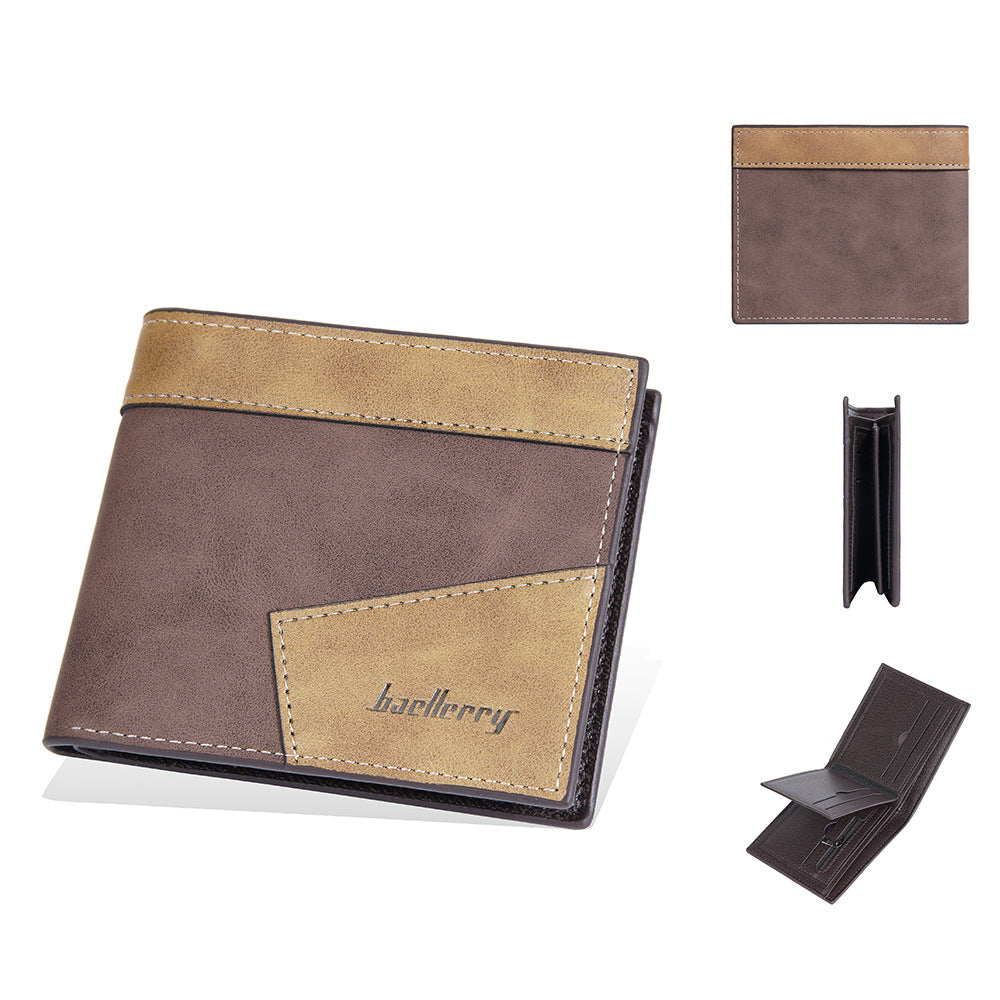 Men's Short Multiple Slots Horizontal High Sense Men's Wallets