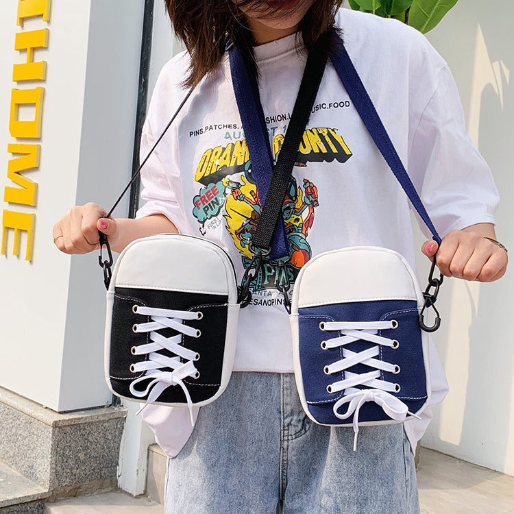 Women's Canvas Korean Style Candy Round Western Shoulder Bags