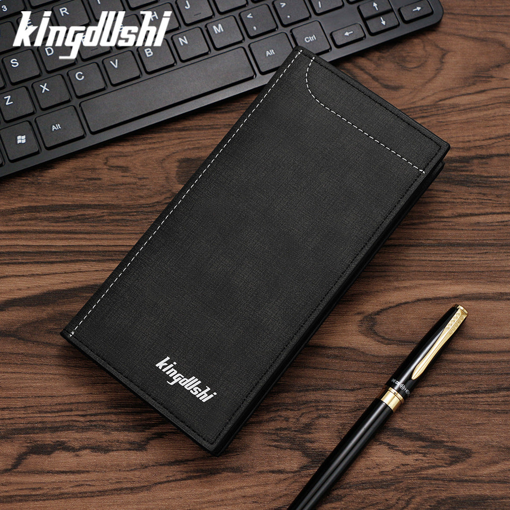 Men's Mid-length Hand Holding Suit Multiple Slots Coin Purses
