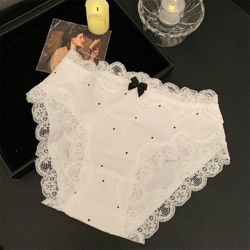 Women's Underwear Lace Cotton Crotch Comfortable Personality Panties
