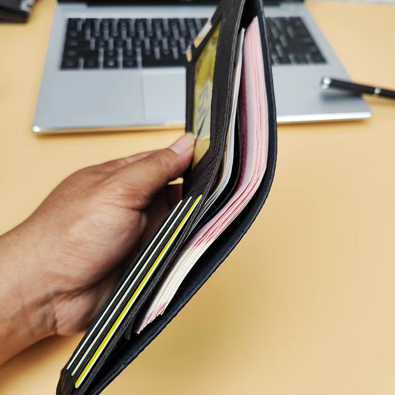 Men's Attractive Short Horizontal Man's Source Men's Wallets
