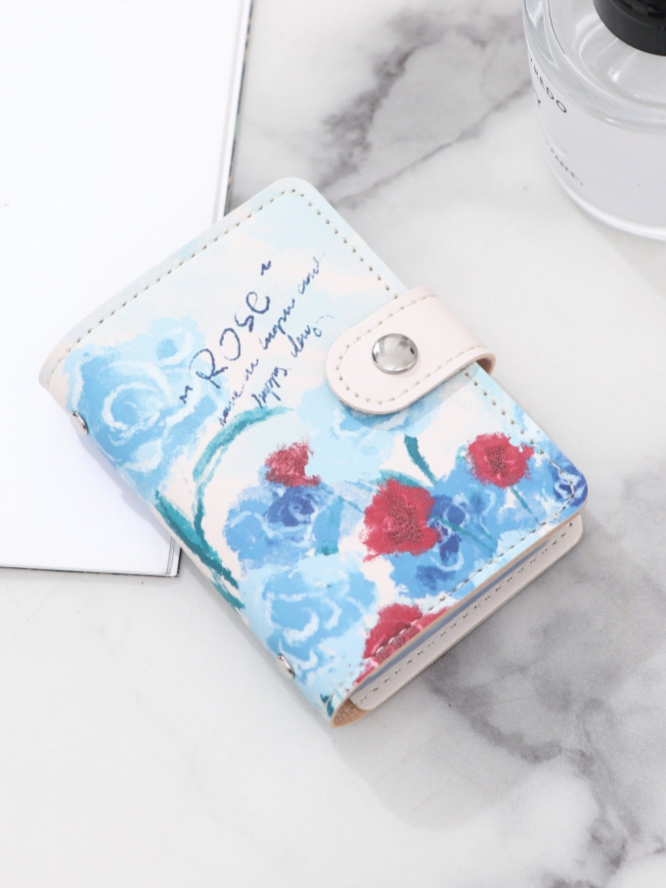 Printing Pattern Slot Letter Of Credit Card Holder
